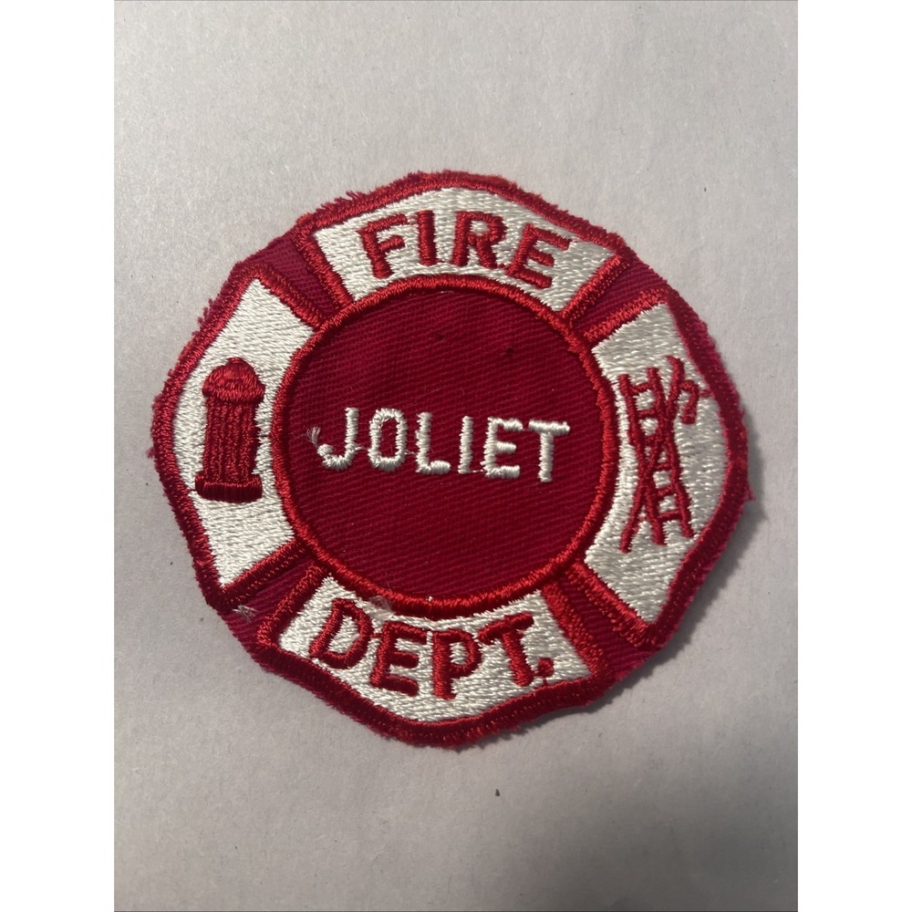Joliet Fire Department Embroidered Patch Illinois IL - Picture 2 of 8